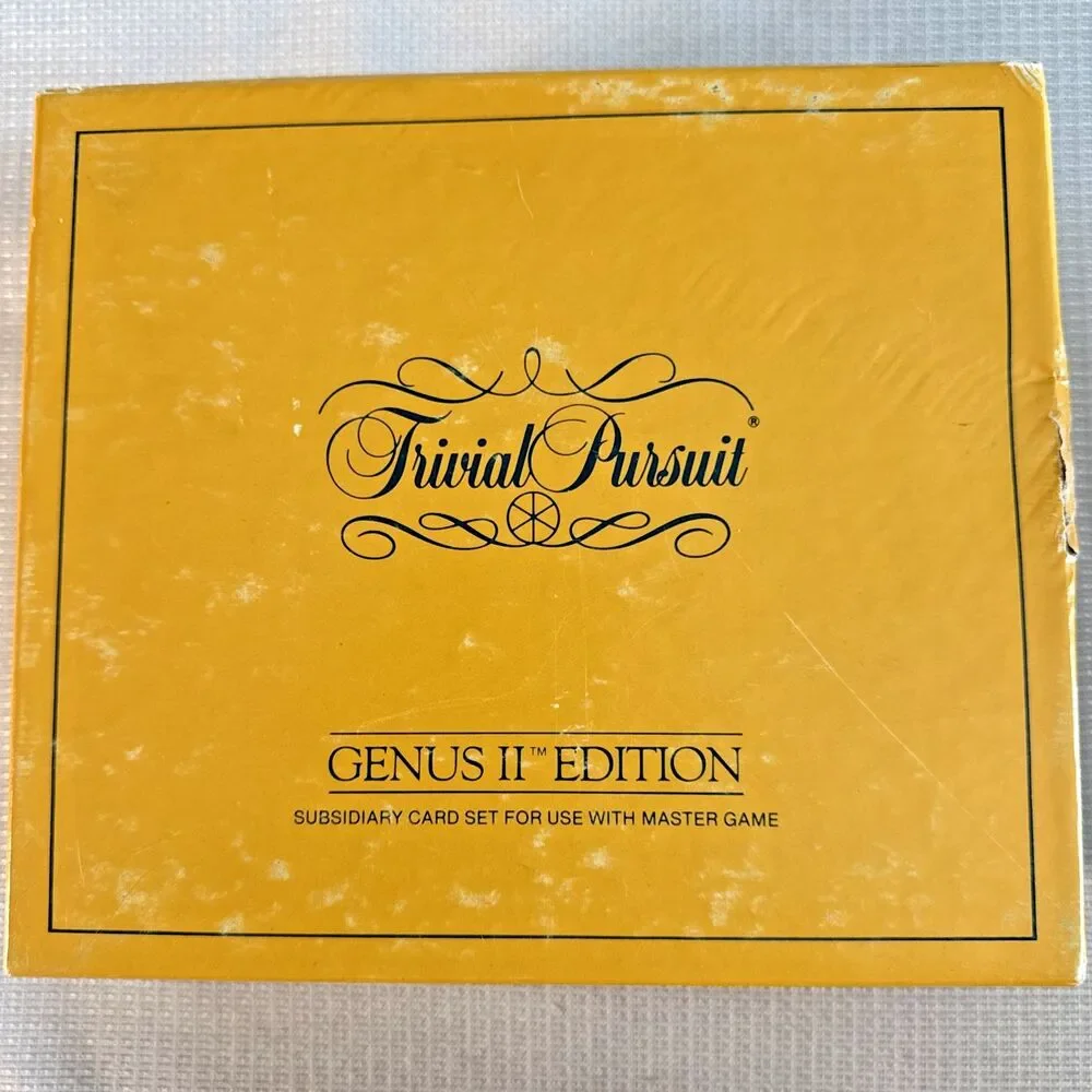 Vintage 1984 Trivial Pursuit subsidiary card set - Genus II Edition - USA